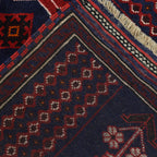 Afghan Detailed Prayer Mat 5.1x3 ft