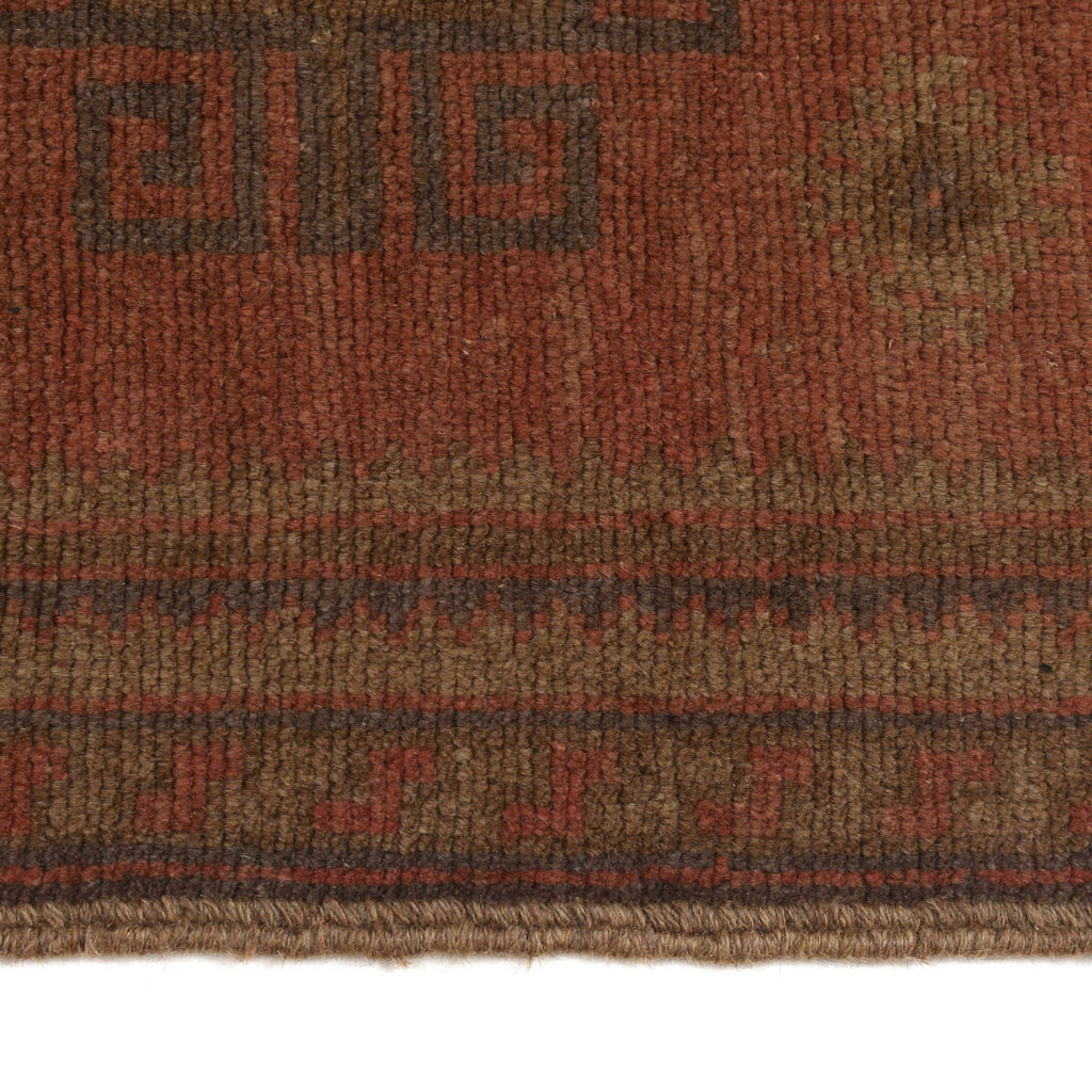 Artistic Handmade Overdyed Wool Rug 4.8x2.6 ft