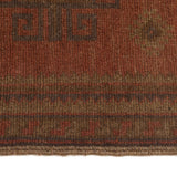 Artistic Handmade Overdyed Wool Rug 4.8x2.6 ft