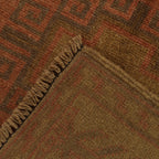 Artistic Handmade Overdyed Wool Rug 4.8x2.6 ft
