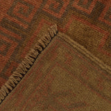 Artistic Handmade Overdyed Wool Rug 4.8x2.6 ft