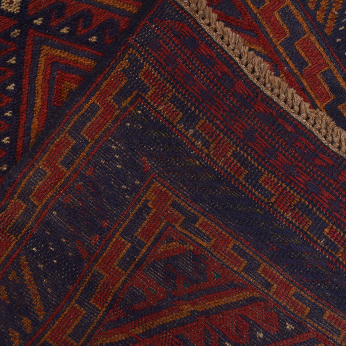 Hand Knotted Runner Rug, 