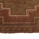 Traditional Vintage Overdyed Carpet 4.7x2.9 ft