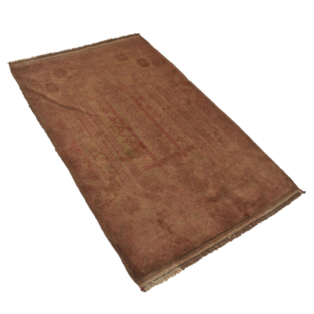 Elegant Boho Overdyed Area Rug 4.4x2.9 ft