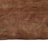 Vintage Inspired Overdyed Wool Rug 4.5x2.9 ft