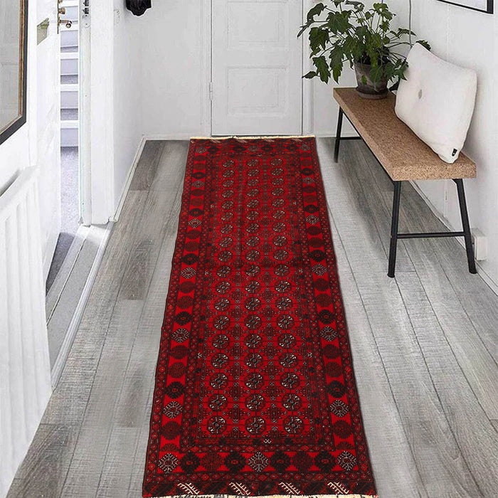 Pashtun rug, handwoven rug, Bokhara wool rug, 