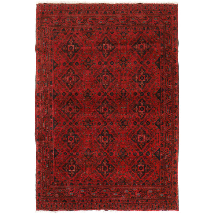 Tribal Design Wool Rug, Handmade Afghan Rugs, Unique Artisan Craftsmanship, 