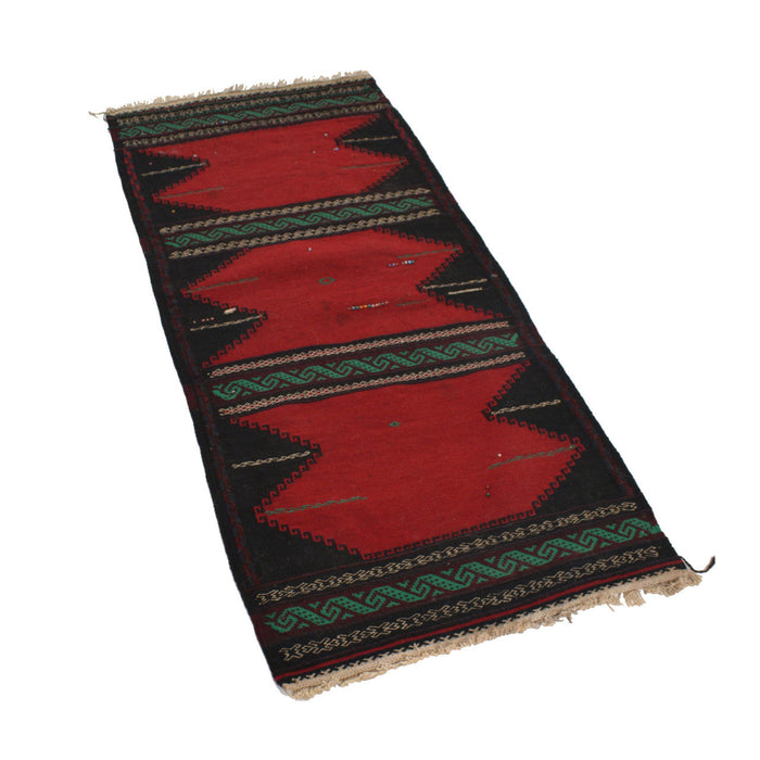Turkish Wool Rug, Flat Weave Rug, 