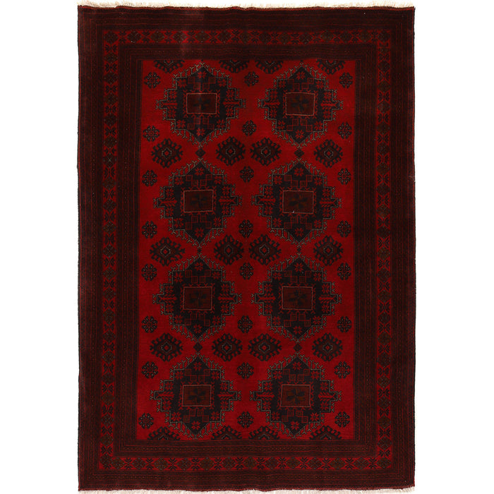 Tribal Design Wool Rug, Handmade Afghan Rugs, Unique Artisan Craftsmanship, 