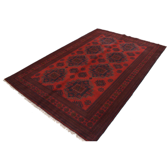 Handcrafted Khal Mohammadi Rug, Afghan Wool Rug, Ethnic Tribal Rugs, 