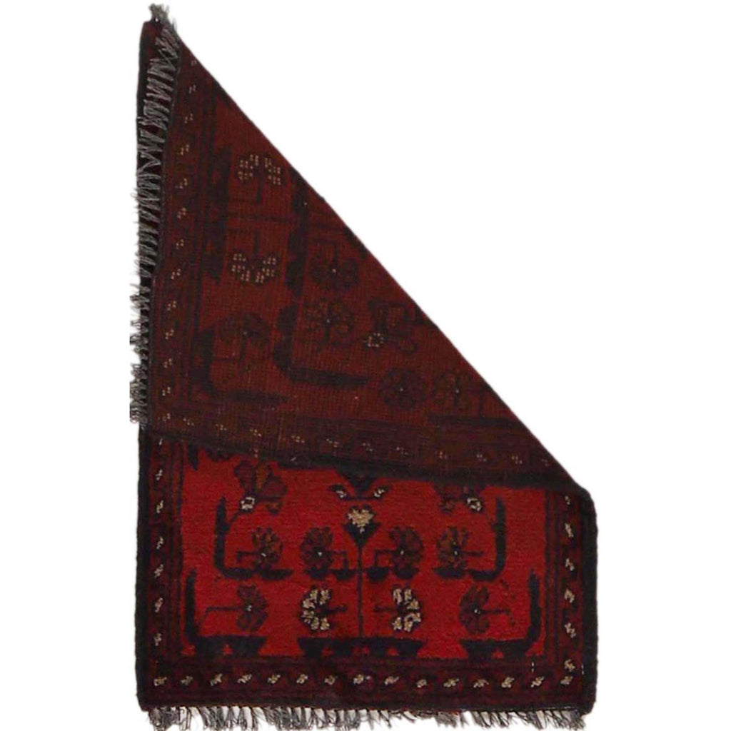 Afghan Woven Wool Mini Mat 2x1.3 ft