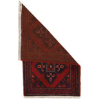 Traditional Afghan Door Rug 2.1x1.2 ft