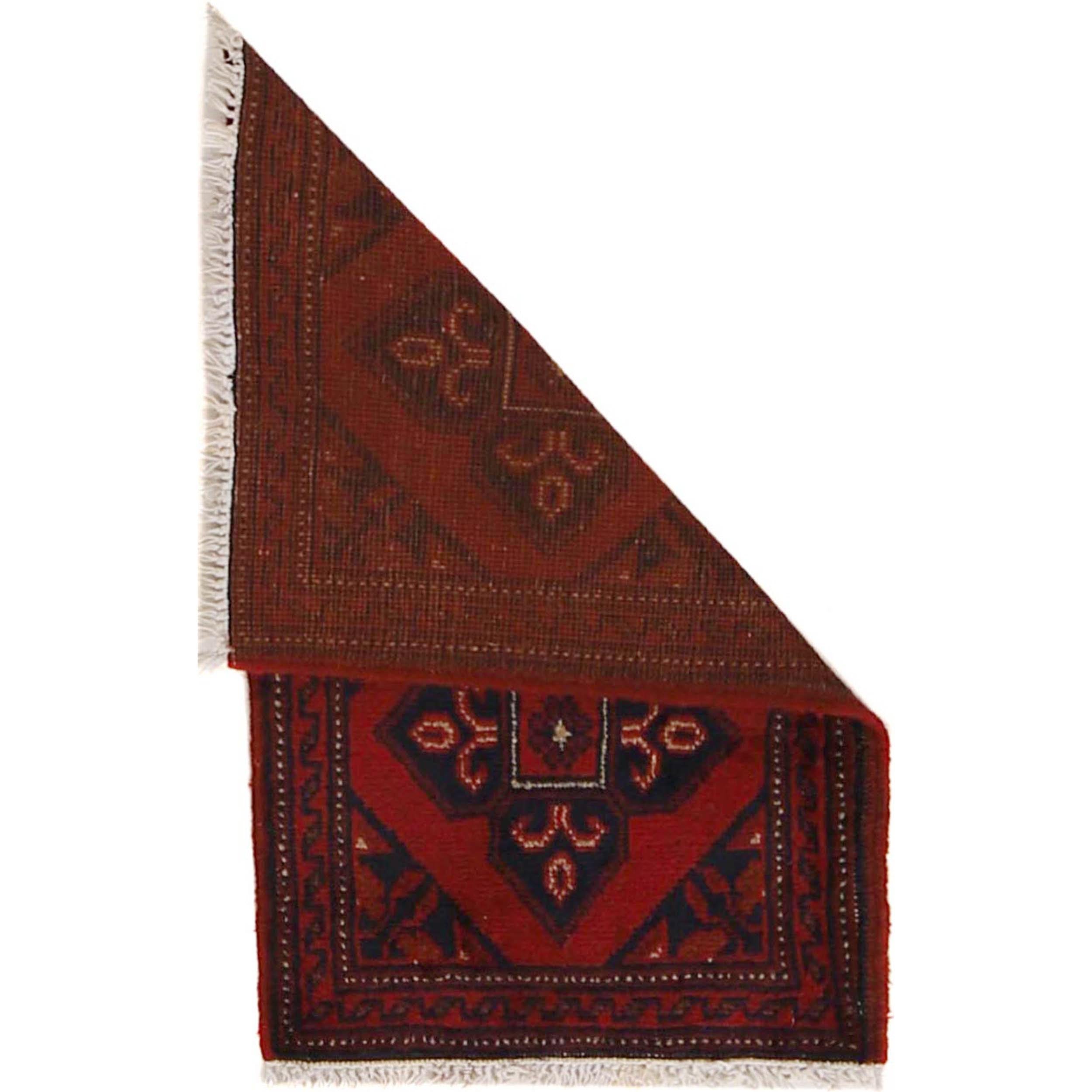 Traditional Afghan Door Rug 2.1x1.2 ft