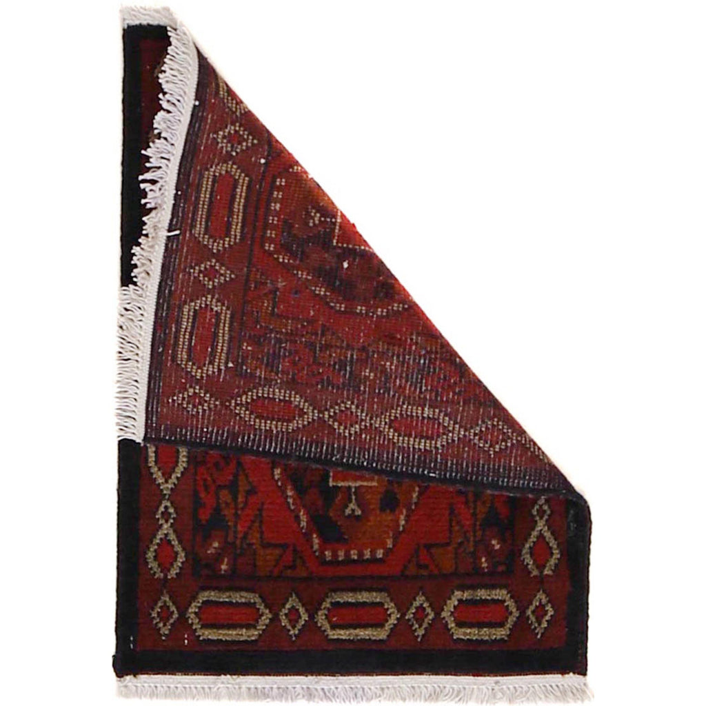 Afghan Tribal Wool Home Rug 1.8x1.4 ft