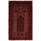 Prayer Rug Afghan Pattern 4.3x2.4 ft