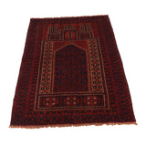 Prayer Rug Afghan Pattern 4.3x2.4 ft