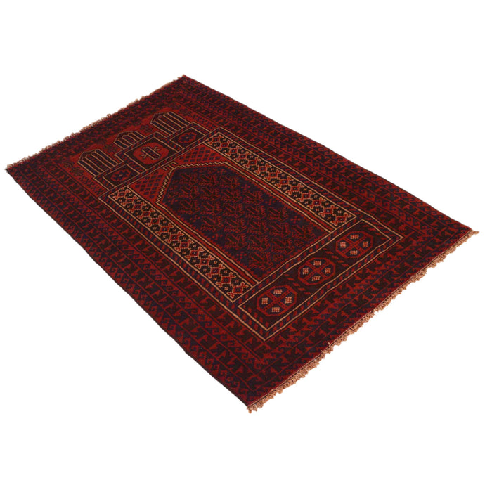 Prayer Rug Afghan Pattern 4.3x2.4 ft