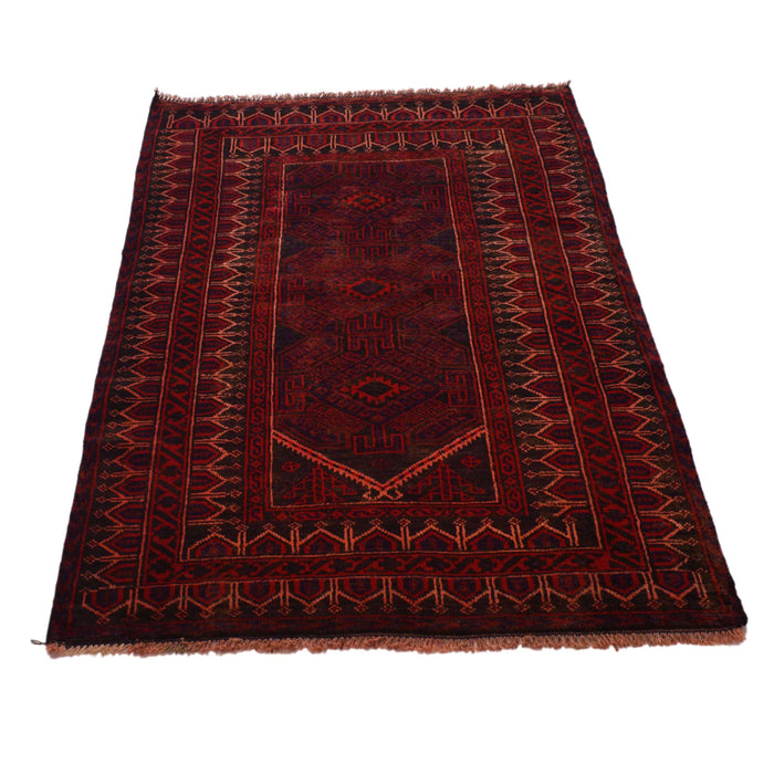 Afghan Skill Prayer Rug 4.5x2.8 ft