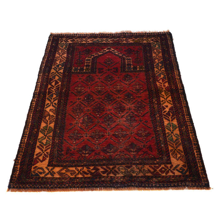 Afghan Crafted Worship Mat 4x2.6 ft