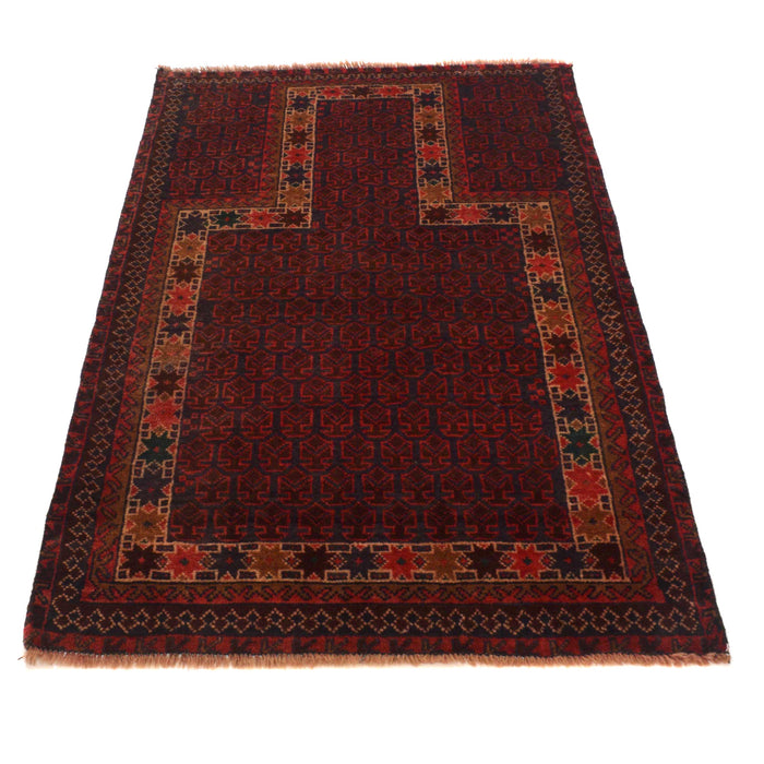 Prayer Mat Afghan Weaving 4.5x2.7 ft