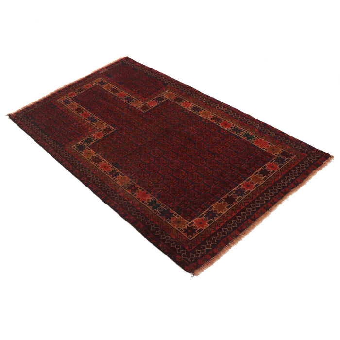 Prayer Mat Afghan Weaving 4.5x2.7 ft