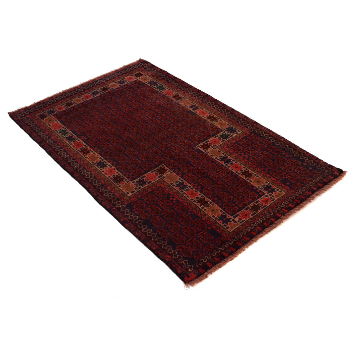 Prayer Mat Afghan Weaving 4.5x2.7 ft
