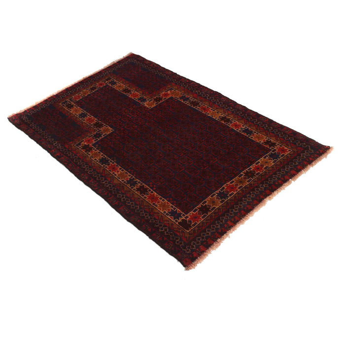 Afghan Nomad Woven Prayer 4.5x2.8 ft