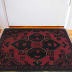 Afghan Wool Traditional Mat 1.9x1.3 ft