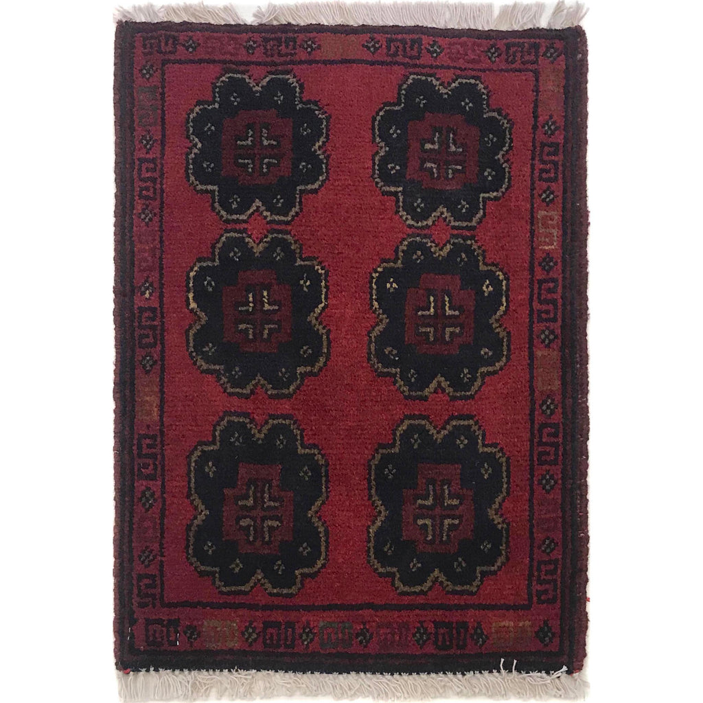 Durable Afghan Wool Door Mat 1.84x1.28 Ft