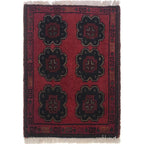 Durable Afghan Wool Door Mat 1.84x1.28 Ft