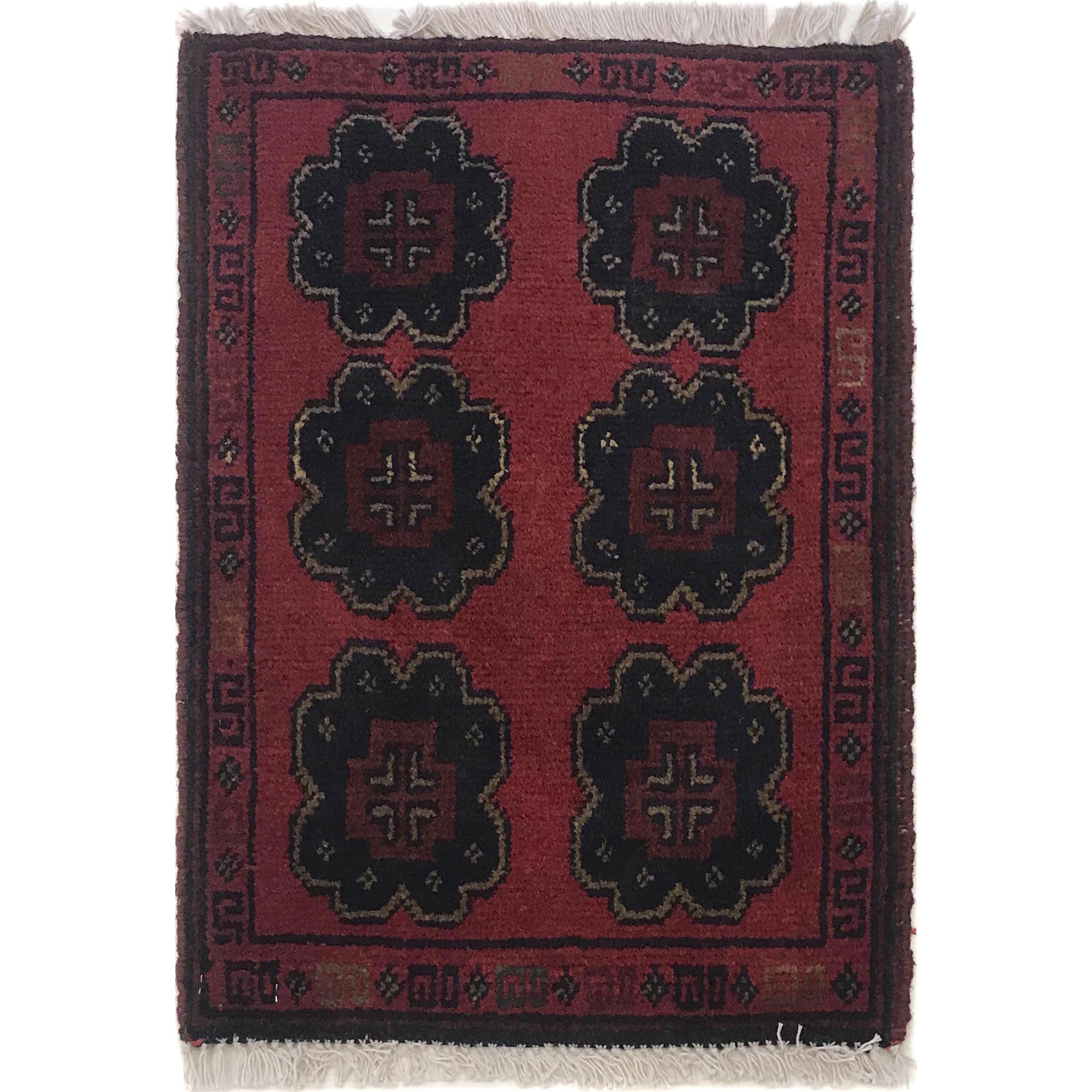 Durable Afghan Wool Door Mat 1.84x1.28 Ft