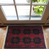 Durable Afghan Wool Door Mat 1.84x1.28 Ft