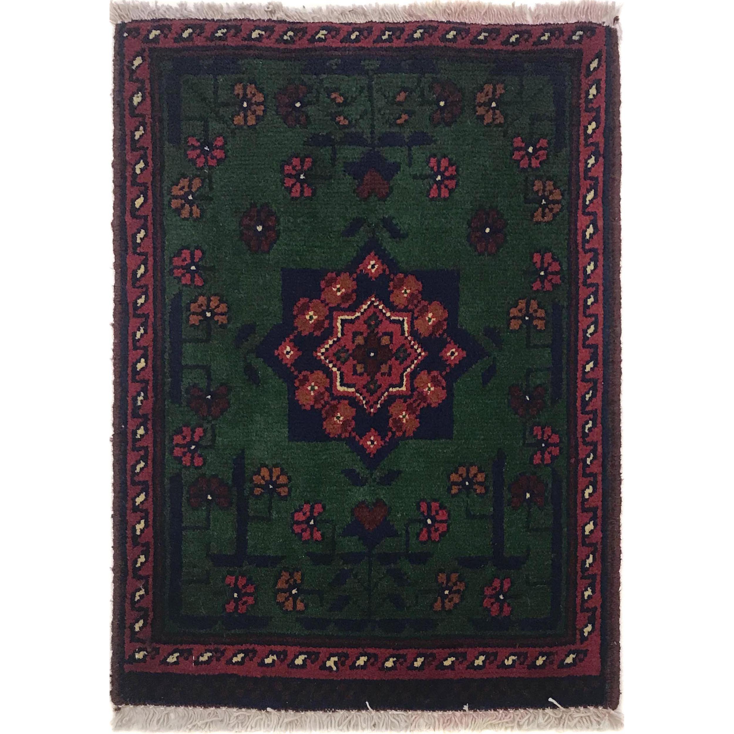 Artisan Afghan Wool Door Mat 1.87x1.31 Ft