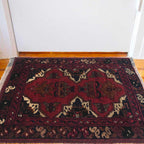 Afghan Wool Compact Rug 1.9x1.3 ft
