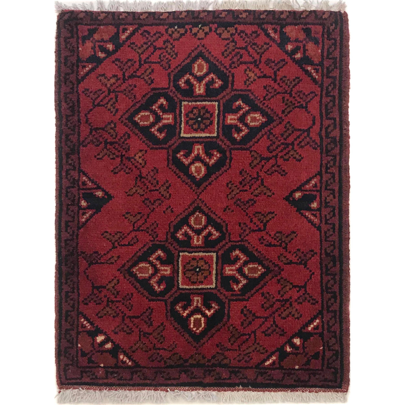 Soft Afghan Wool Mat 1.9x1.3 ft