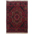 Afghan Tribal Wool Mat 1.9x1.3 ft