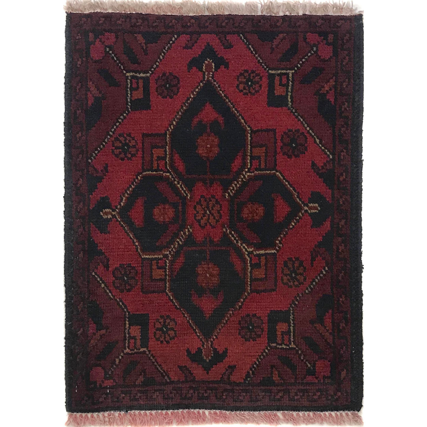 Afghan Woven Small Rug 1.8x1.3 ft
