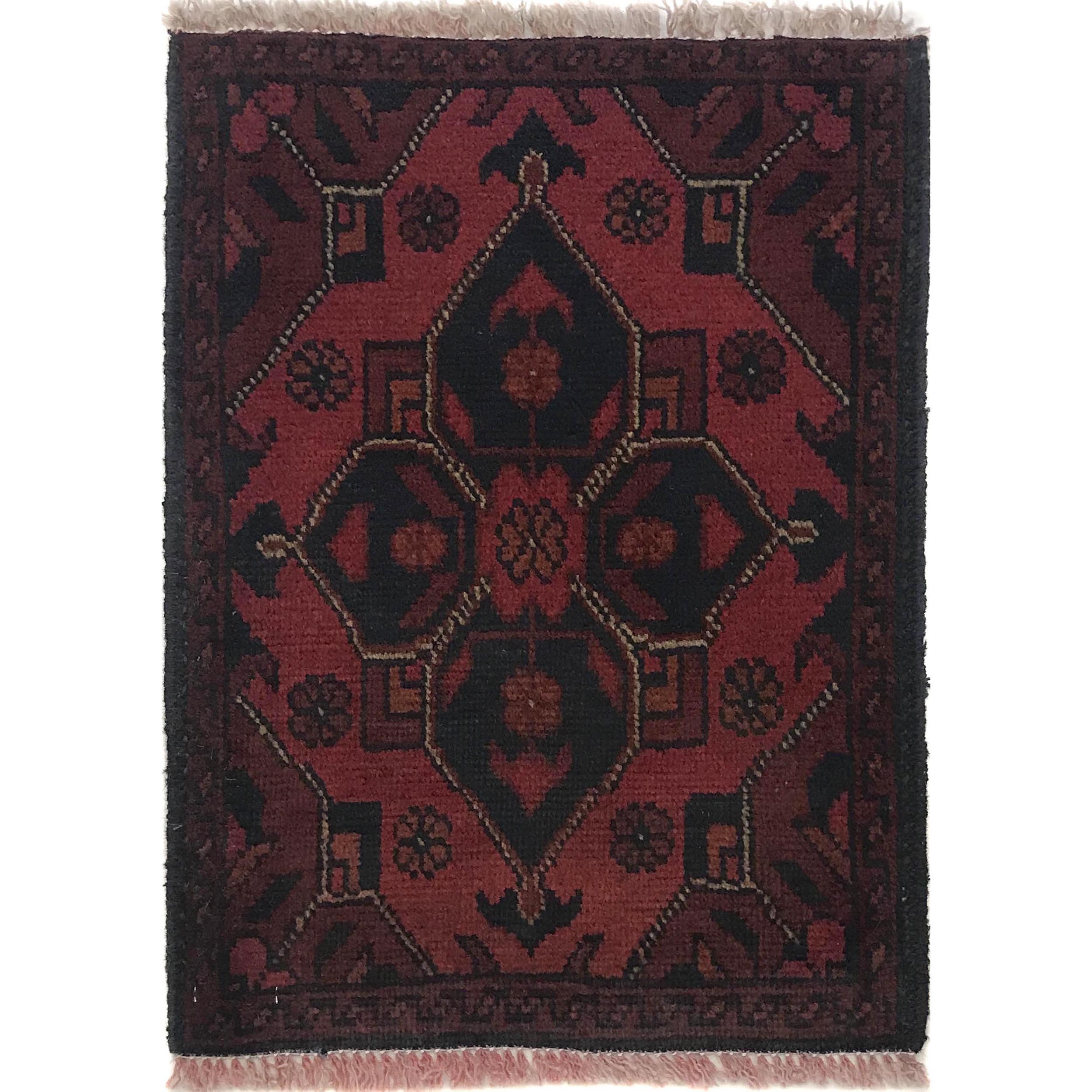 Afghan Woven Small Rug 1.8x1.3 ft