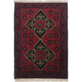 Afghan Wool Entryway Mat 2x1.3 ft