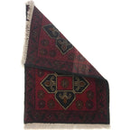 Afghan Wool Entryway Mat 2x1.3 ft