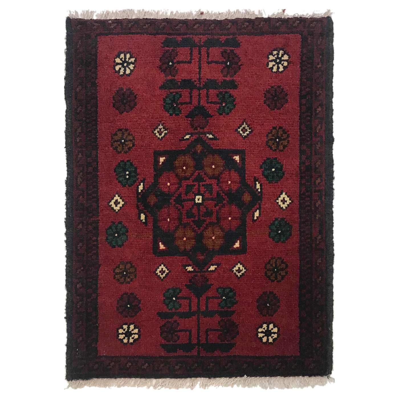 Afghan Wool Handmade Doormat 1.8x1.3 ft