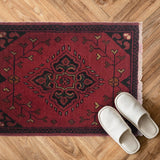 Afghan Woven Wool Entry Pad 1.9x1.4 ft