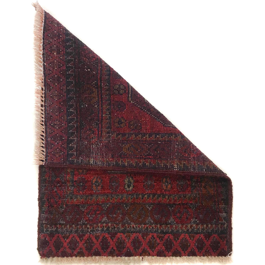 Afghan Wool Compact Door Rug 1.9x1.3 ft