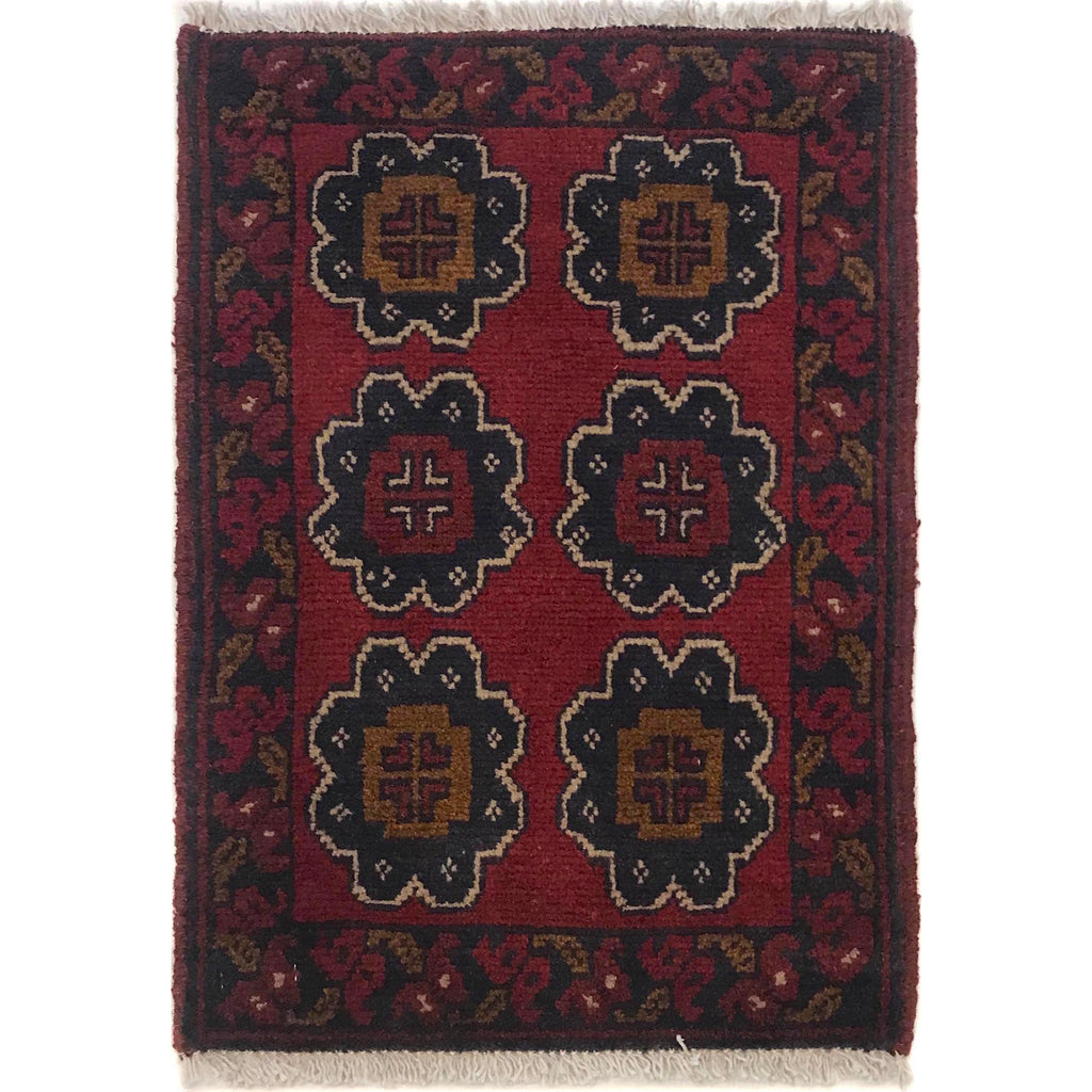 Afghan Wool Daily Use Mat 1.9x1.3 ft