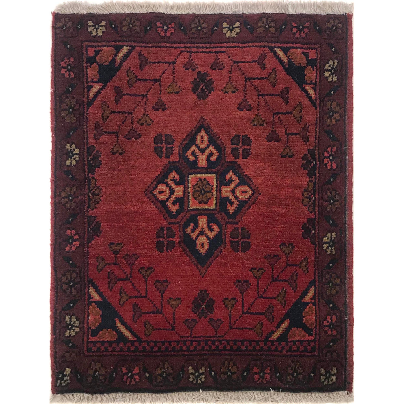 Mini Afghan Wool Doormat 1.9x1.2 ft