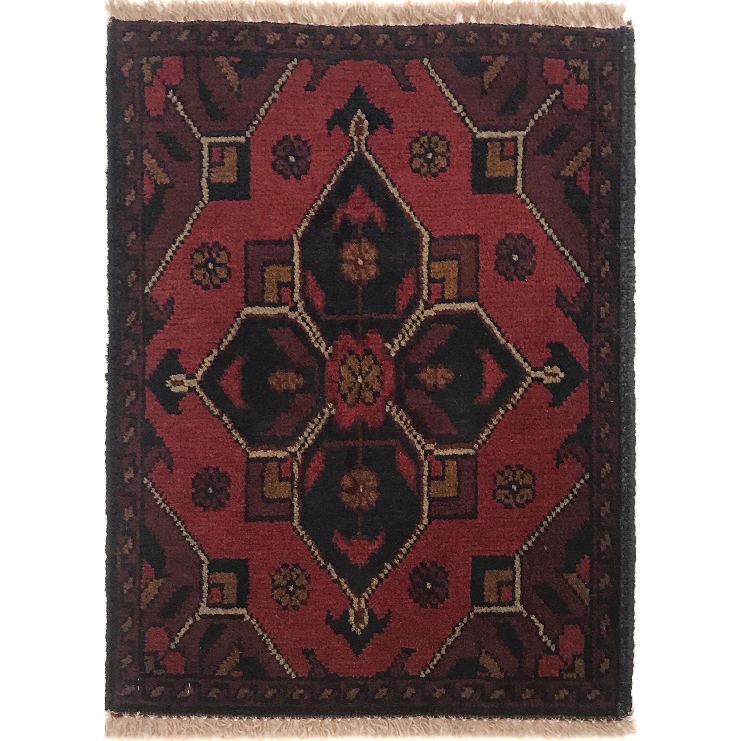 Afghan Wool Crafted Entry Mat 1.8x1.3 ft