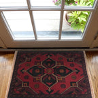 Afghan Wool Crafted Entry Mat 1.8x1.3 ft