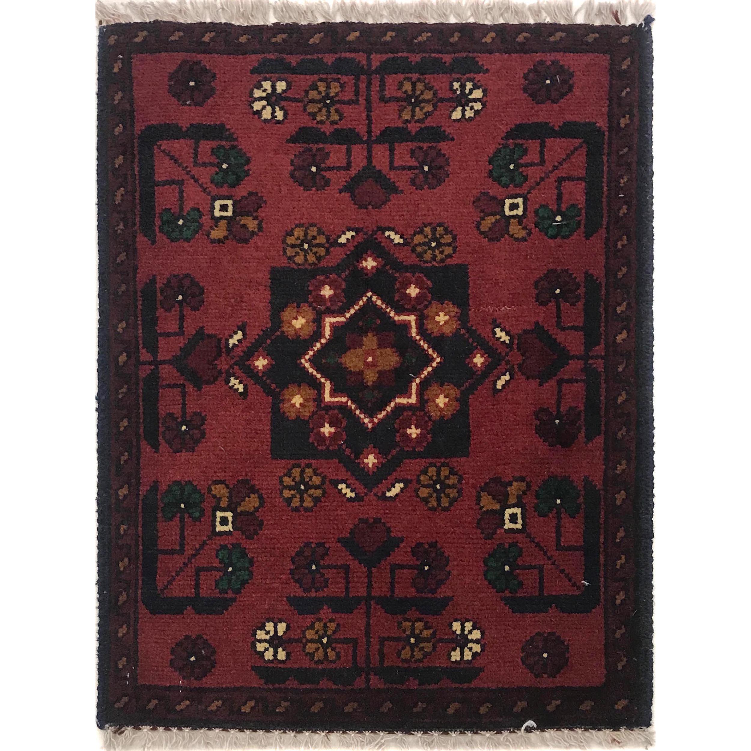 Tribal Afghan Entry Doormat 1.9x1.3 ft
