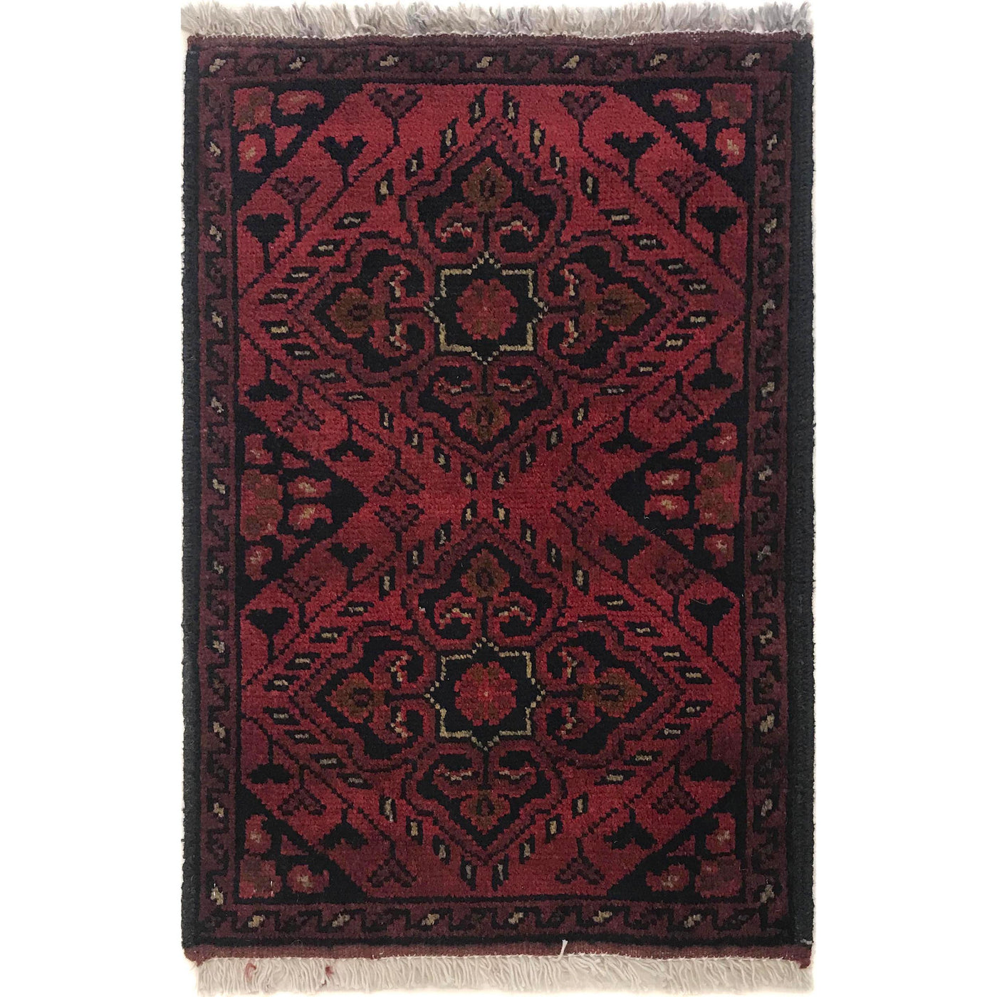 Rustic Tribal Entry Mat 2x1.3 ft