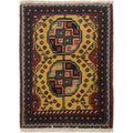 Afghan Handwoven Soft Mini Rug 1.8x1.3 ft
